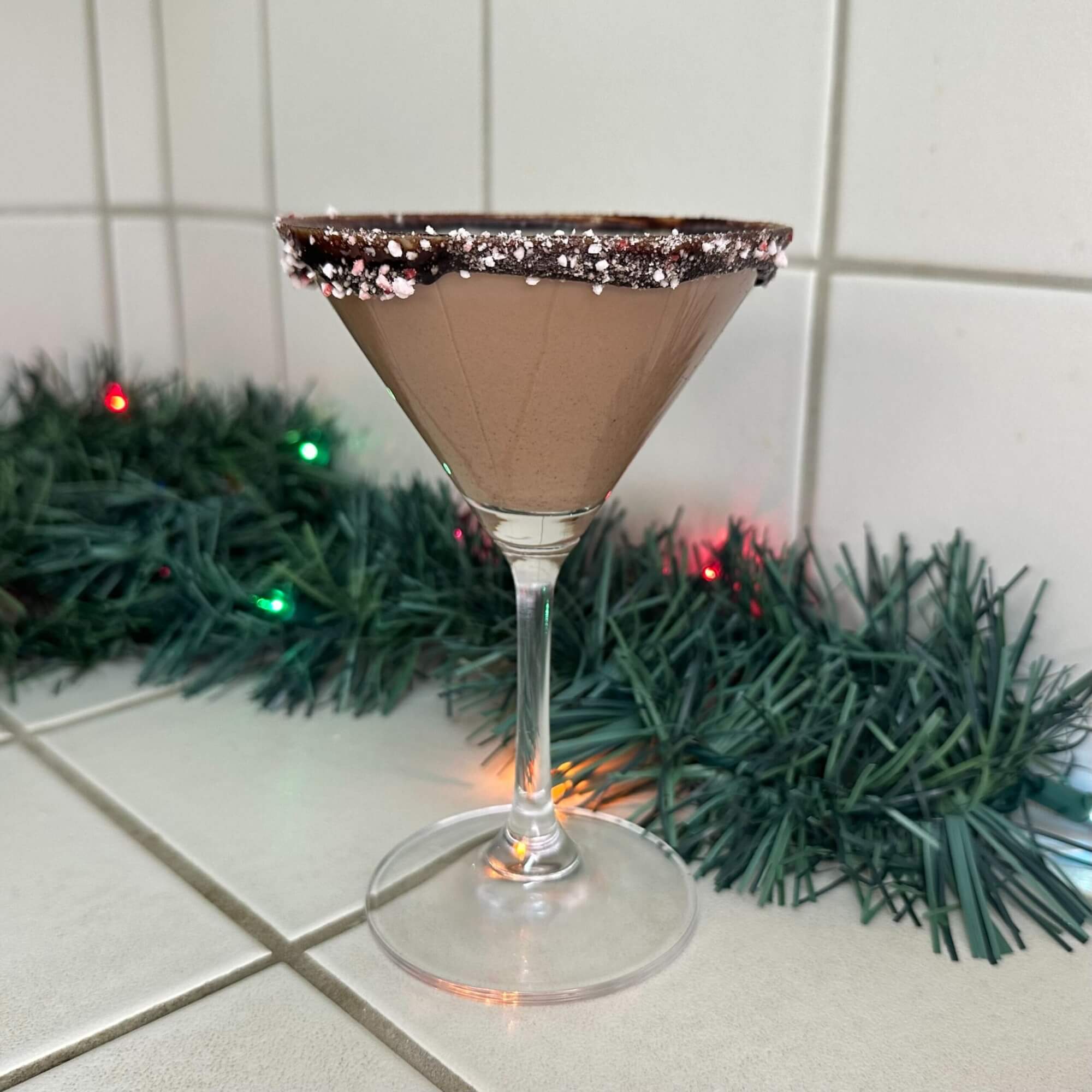 recipe, Peppermint chocolate mocktail