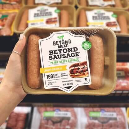 Image from Beyond Meat for the vegan meat brands featured image