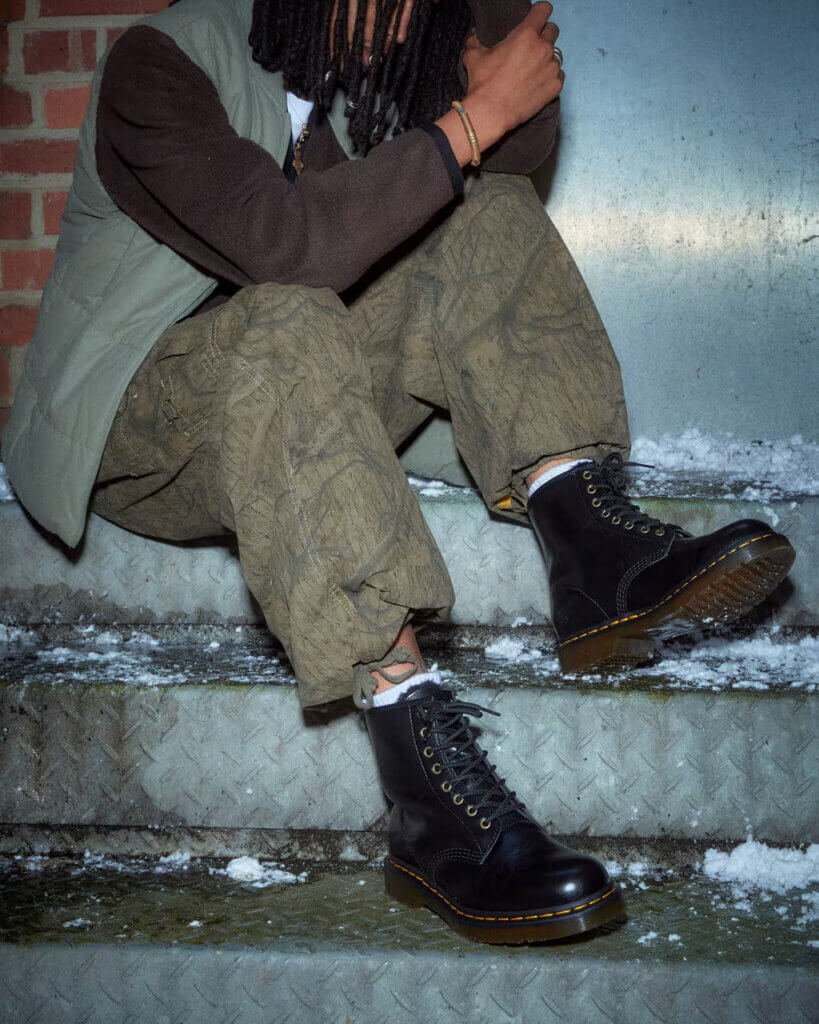 Image from Dr. Martens website for the 70s 80s 90s article