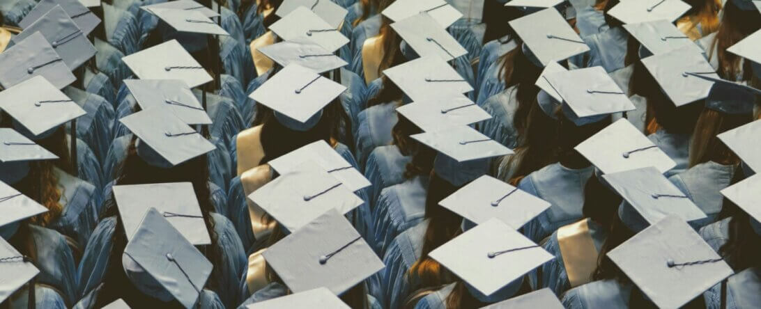 Image from Unsplash for the graduation cap featured image