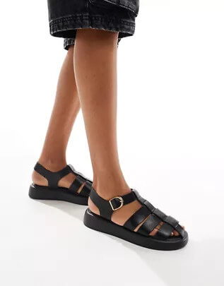 Image from ASOS website for the vegan sandal article