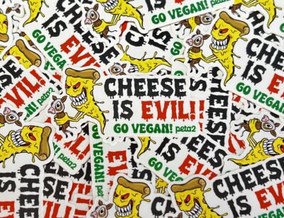 PETA-owned image for the cheese is evil page