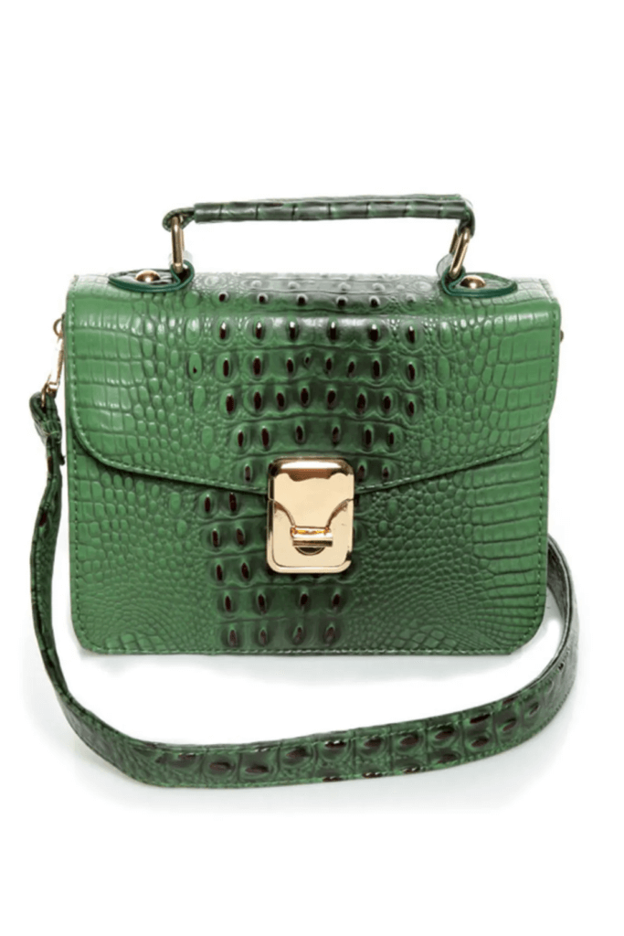 Image from Lulus website for the vegan alligator print article