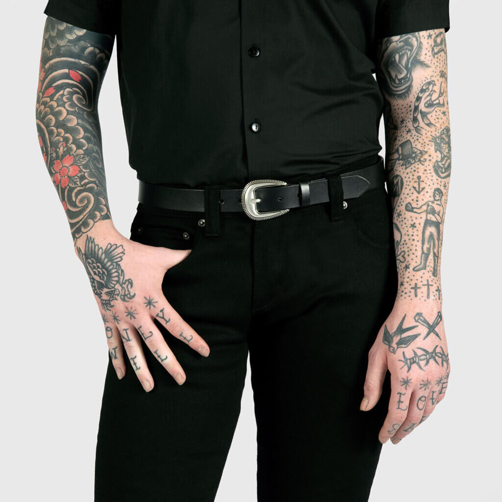 Image from Straight to Hell website for the vegan leather belts article