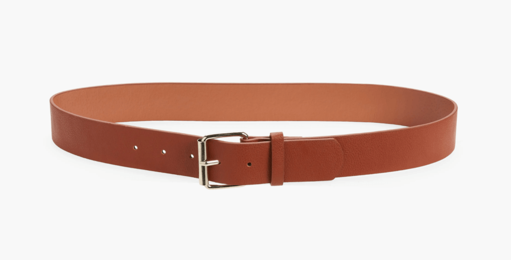 Image from Nordstrom website for the vegan leather belts article