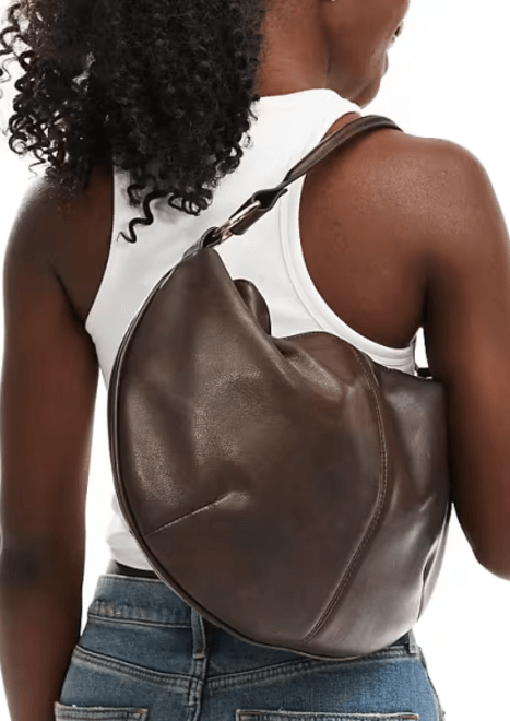 Image from ASOS website for the vegan leather handbags article