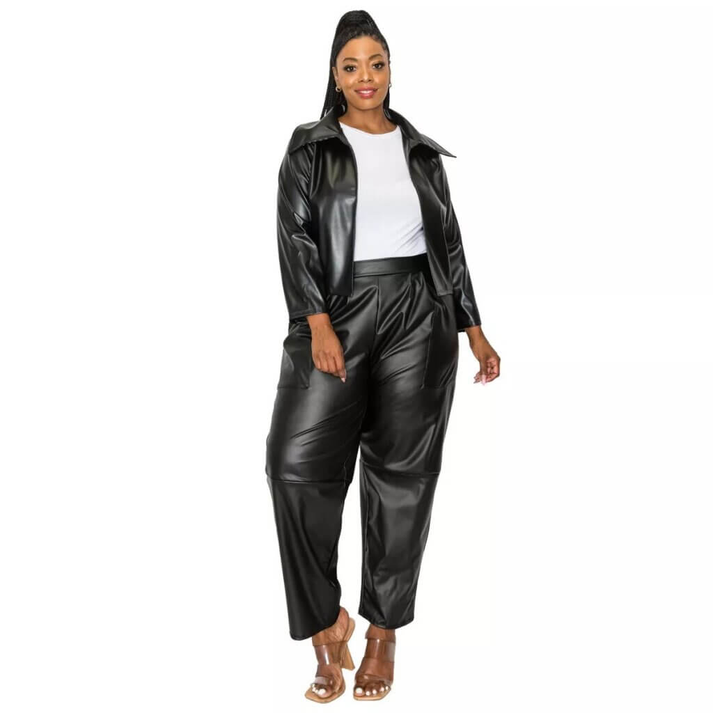 Image from Target website for the vegan leather jackets article