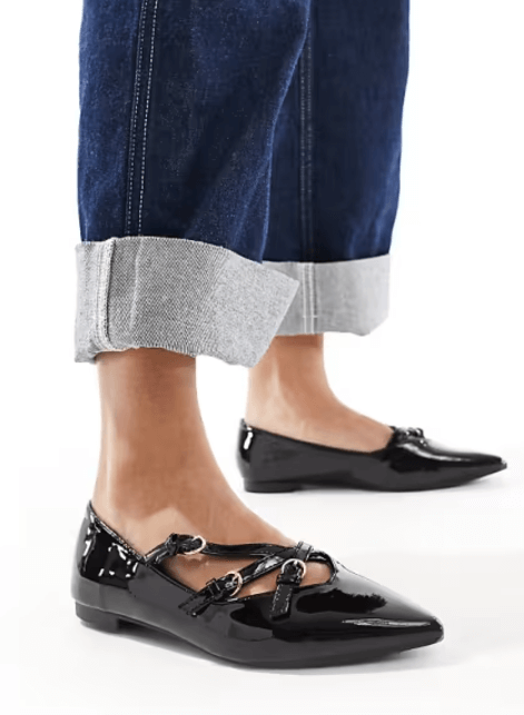 Image from ASOS website for the vegan leather shoes article