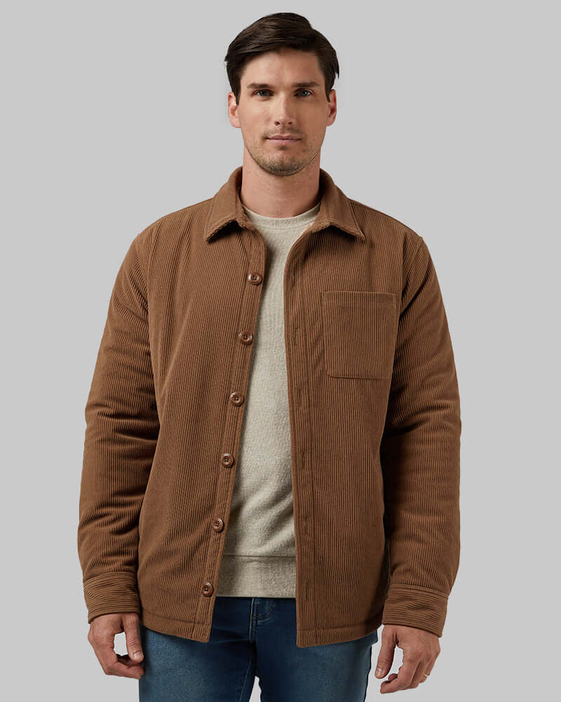 Image from 32 Degrees website for the vegan shirt jackets article