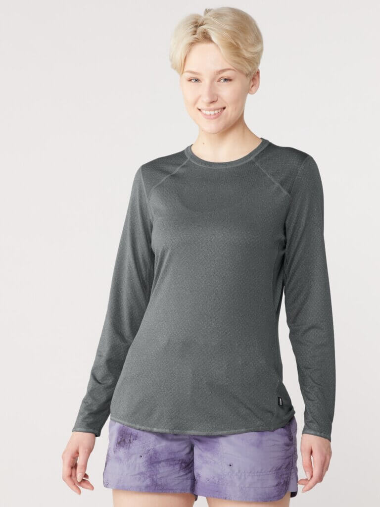 Image from REI website for the wool-free base layers article