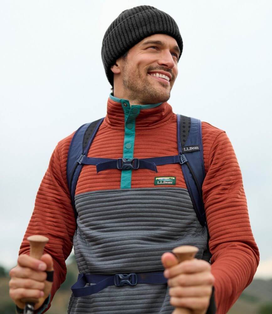 Image from L.L. Bean website for the wool-free hats gloves article