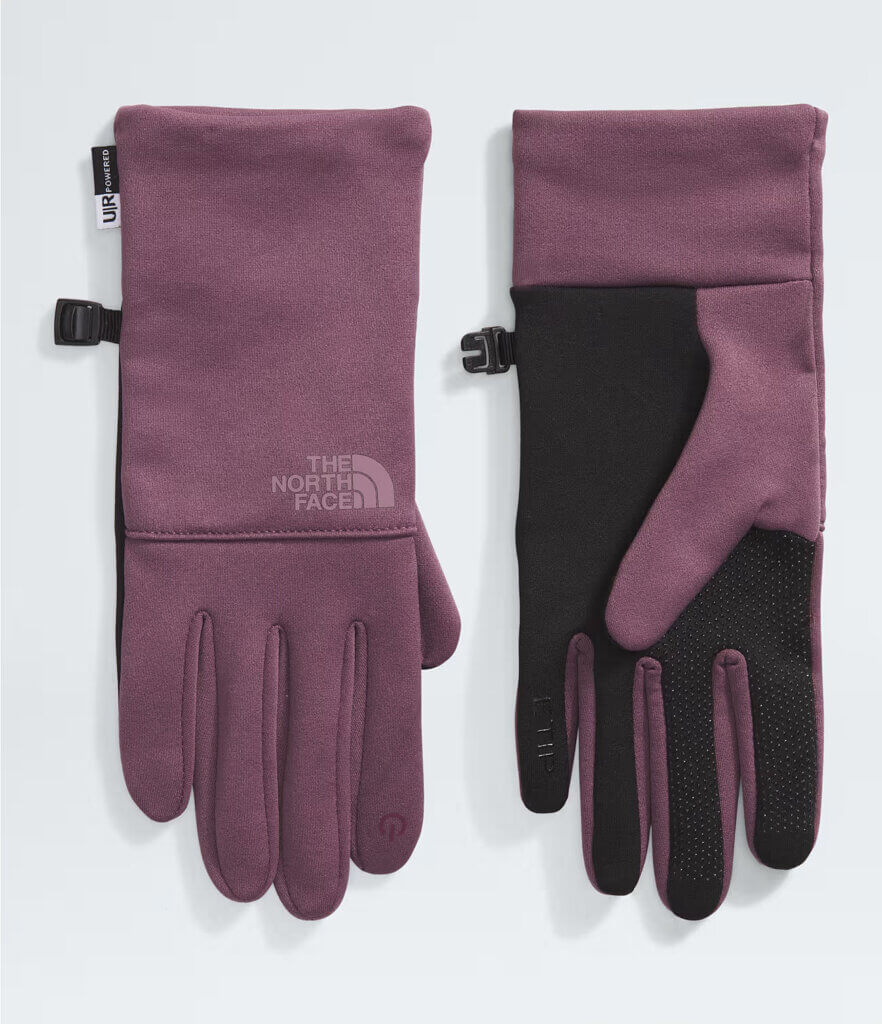 Image from The North Face website for the wool-free hats gloves article