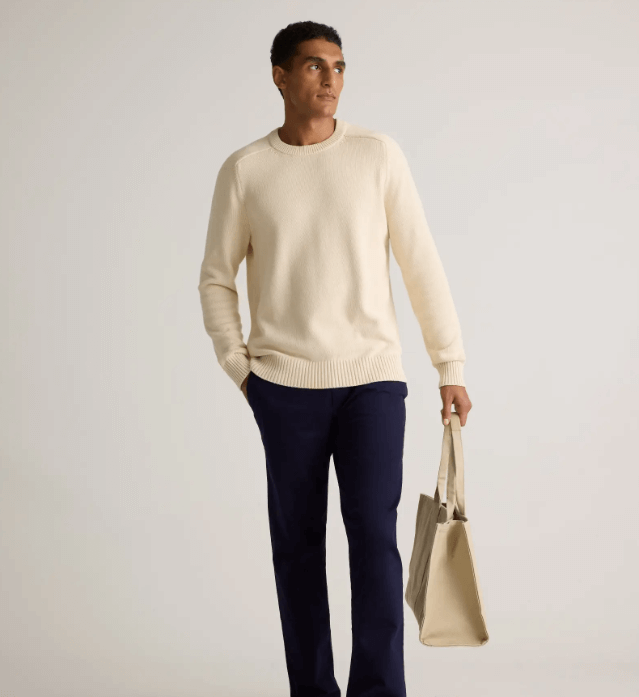 Image from Quince website for the wool-free sweaters article