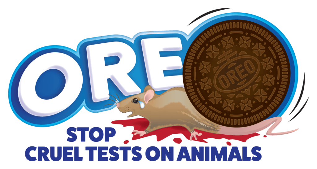 PETA-owned image for the Oreo-maker mission