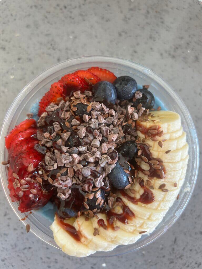 PETA-owned image of an acai bowl