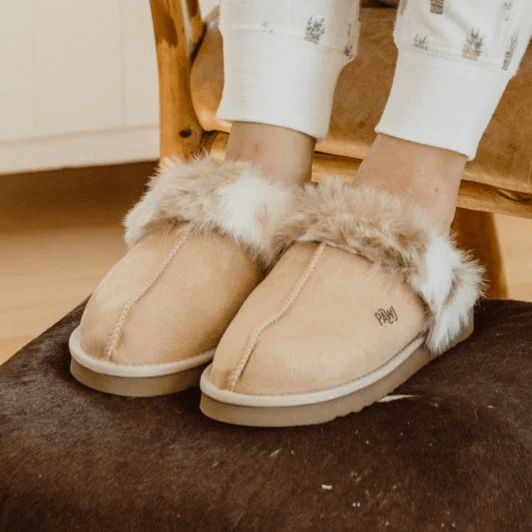 Image from PAWJ website for the cashmere-free slippers article