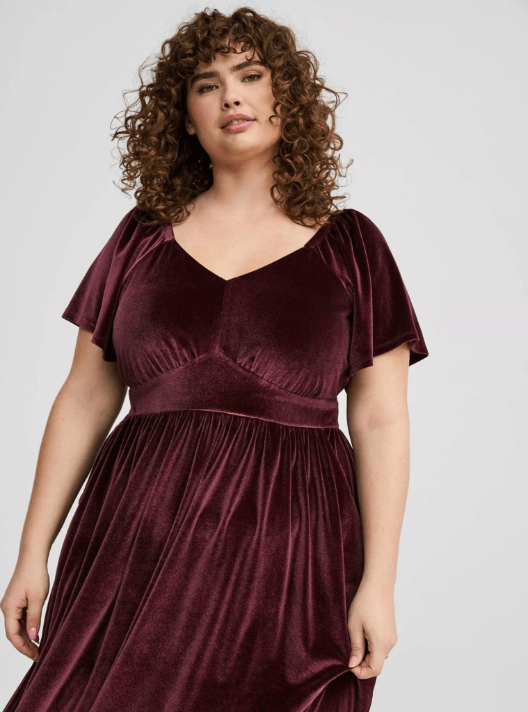 Image from Torrid website for the silkless dresses article