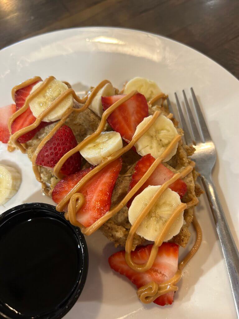 PETA-owned image of a salad with a cupcake