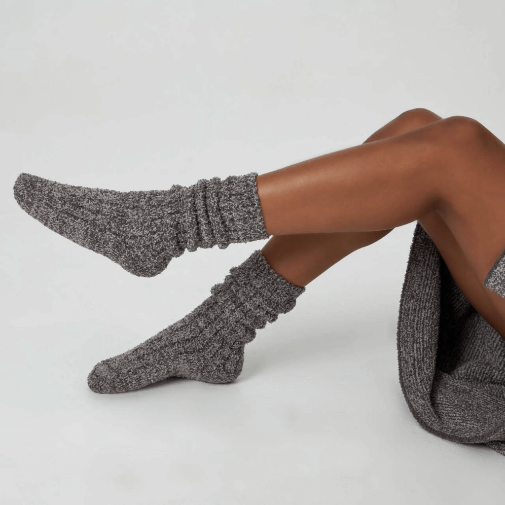 Image from Kashwére website for the angora-free socks article