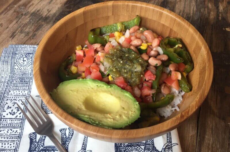 PETA-owned image of the Veggie Burrito Bowl