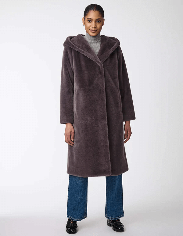 Image from Bernardo for the faux fur jackets article