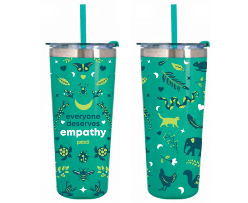 peta2 rewards empathy tumbler